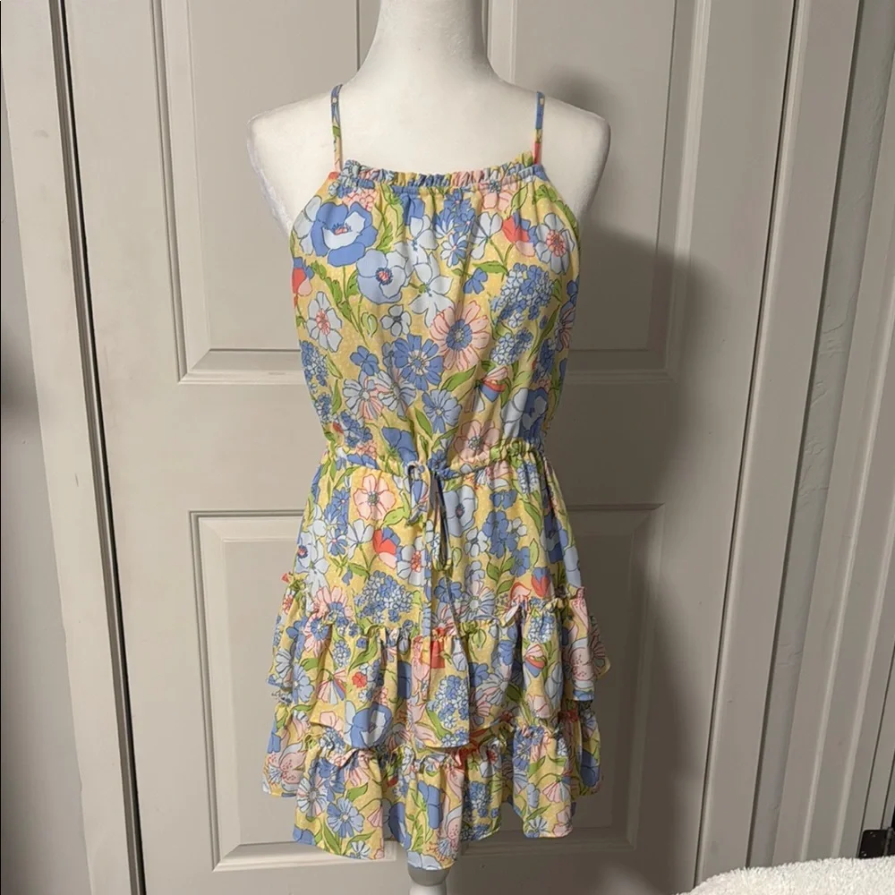 Floral Ruffle Sundress - Picture 1 of 3